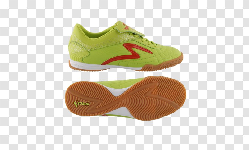 Shoe Sneakers SPECS Sport Futsal - Green Orange Transparent PNG