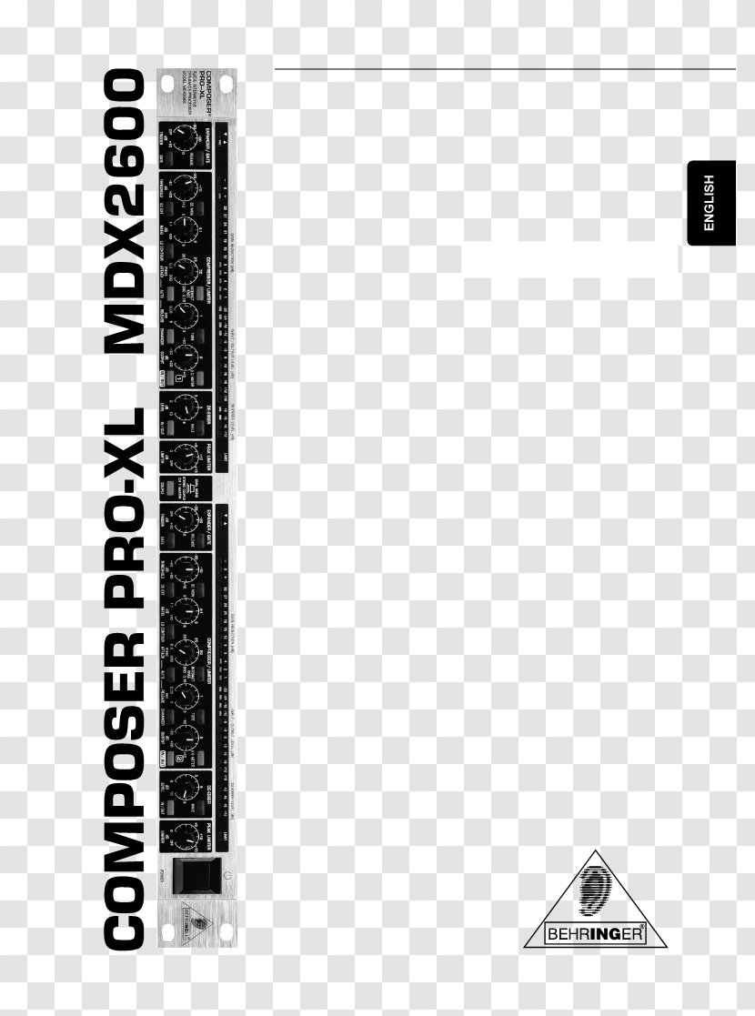 White Brand Behringer Black M Font - Text - Parametre Transparent PNG