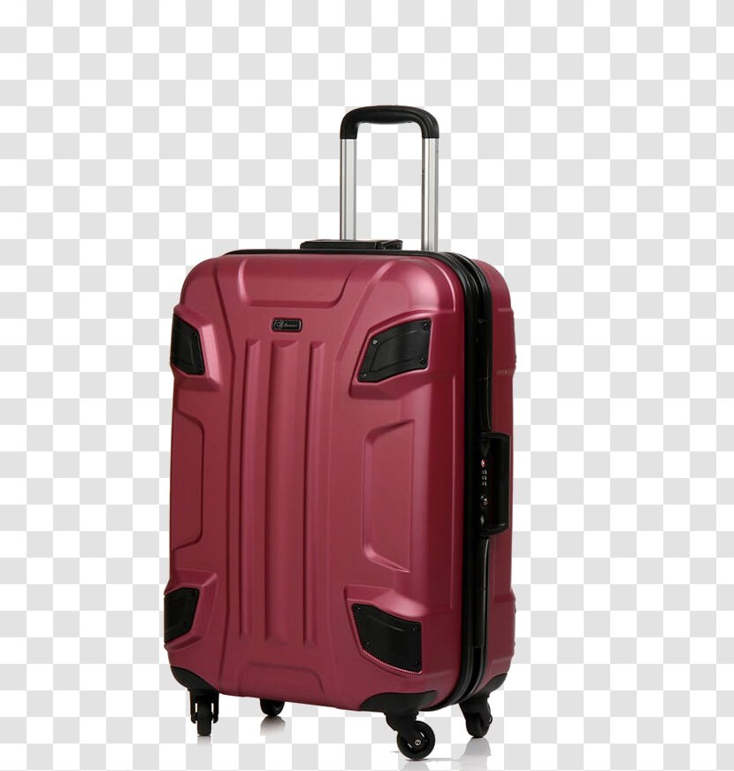 Hand Luggage Suitcase Baggage Trolley Backpack - Wheel - Red Transparent PNG