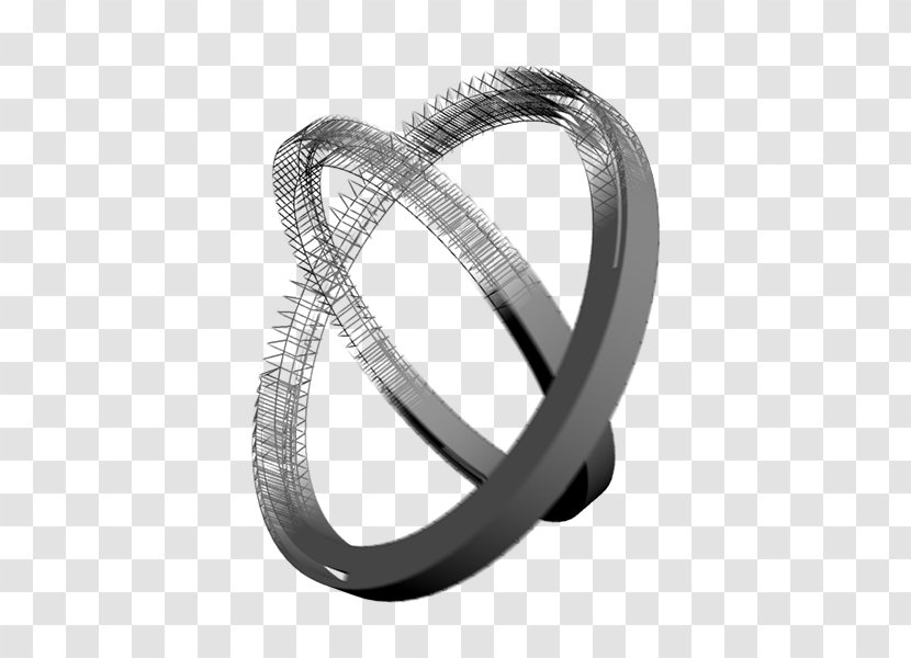 Silver Wedding Ring Bangle Transparent PNG
