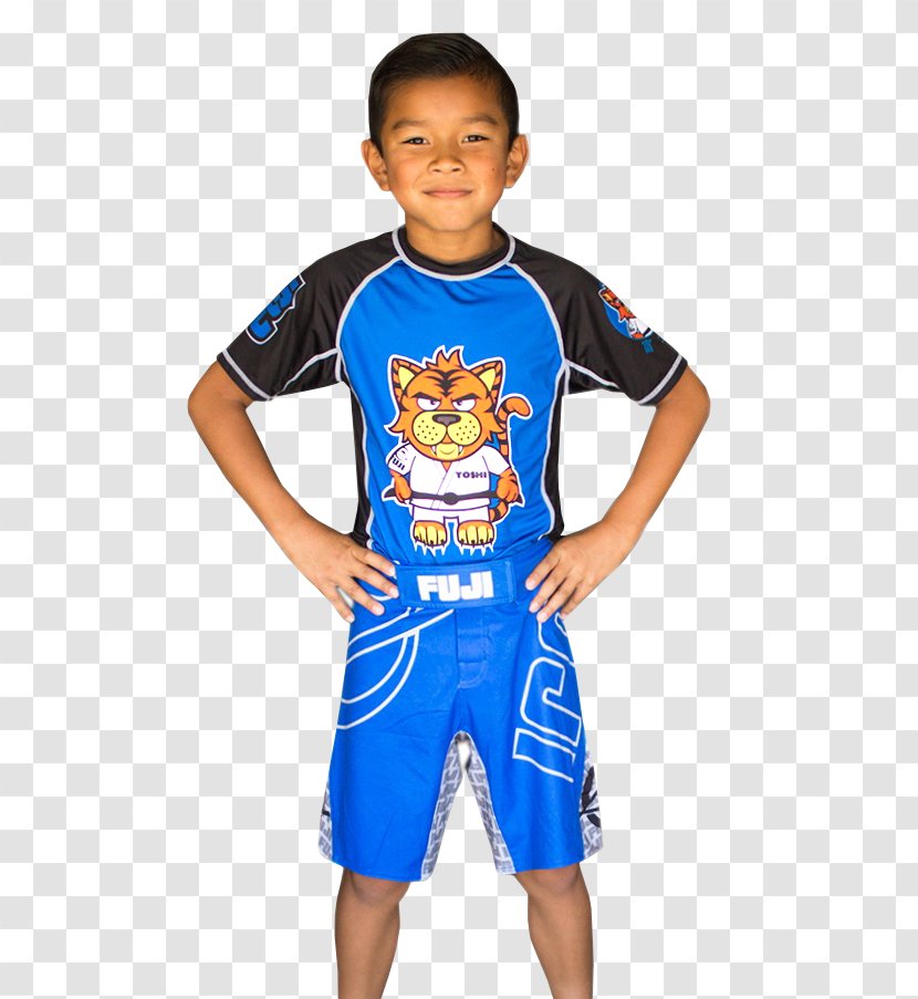 T-shirt Boardshorts Mixed Martial Arts Rash Guard - Judo - Children Taekwondo Material Transparent PNG