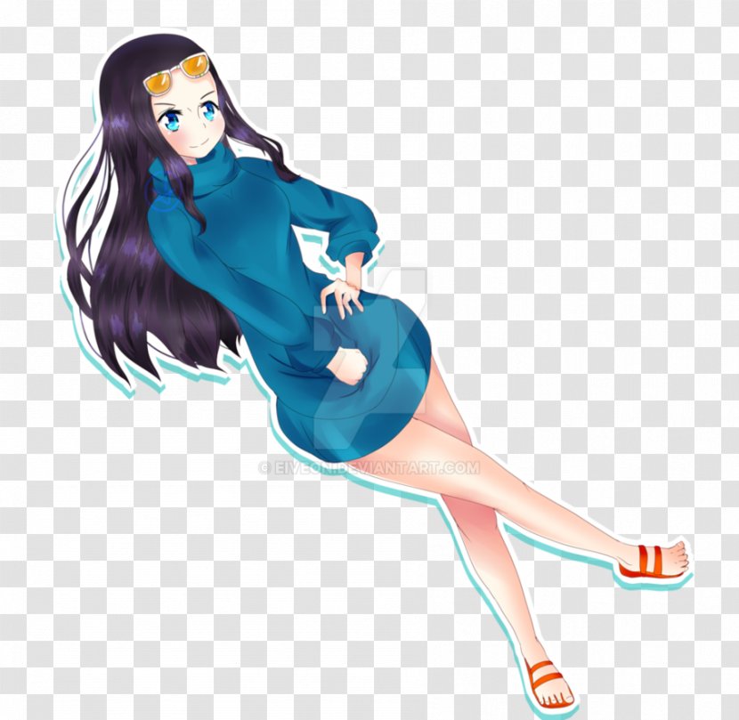 Nico Robin Inven One Piece Clip Art - Watercolor Transparent PNG