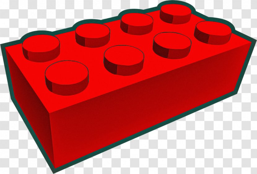 Red Lego Toy Block Transparent PNG