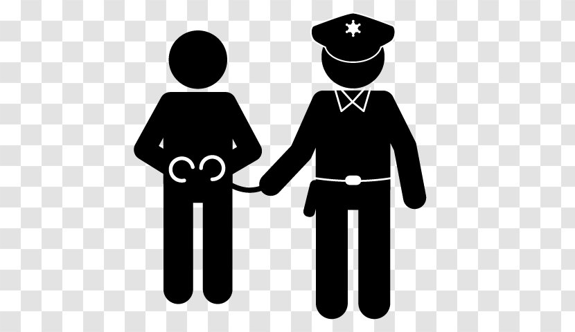 Clip Art Crime Arrest Culprit Police Officer - Law Transparent PNG