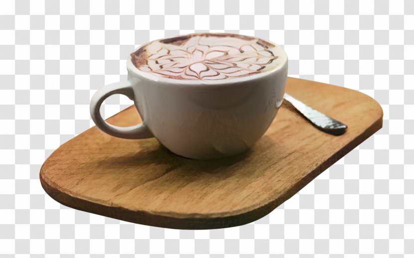 Coffee Cup Cappuccino Cafe Espresso - Ingredient - Cream Transparent PNG
