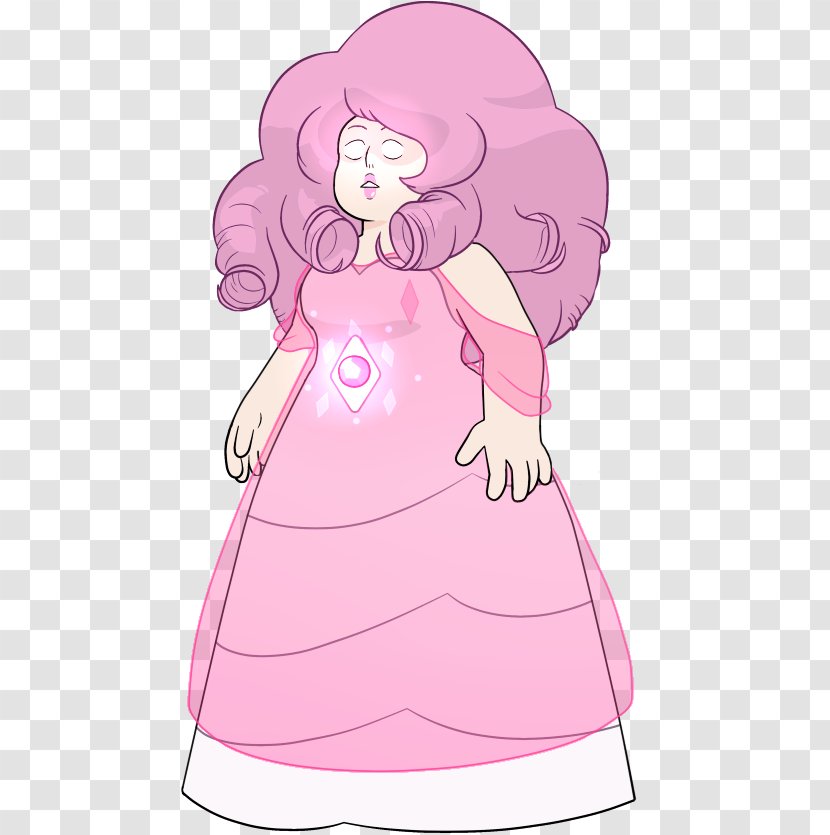 Greg Universe Rose Quartz Crystal Peridot - Frame - Heart Transparent PNG