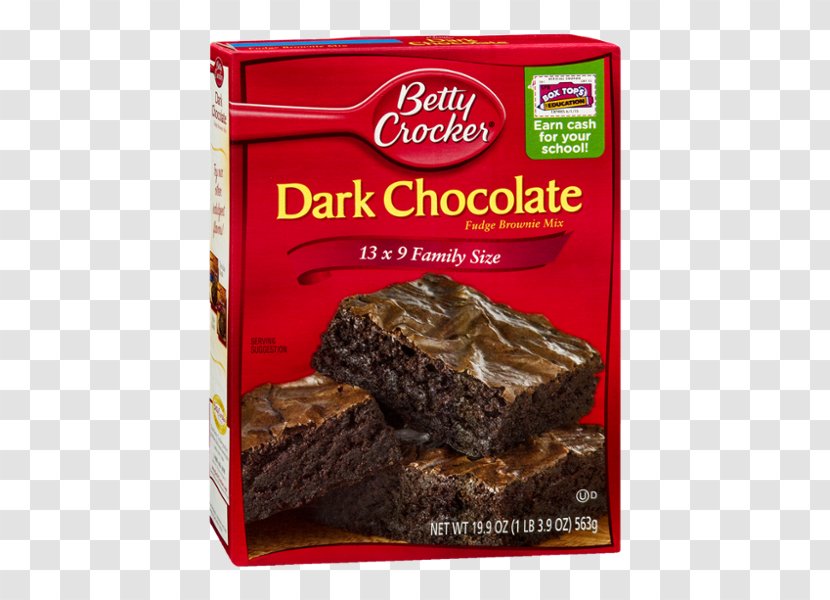 Fudge Chocolate Brownie Cake Cupcake Betty Crocker - Brownies Transparent PNG