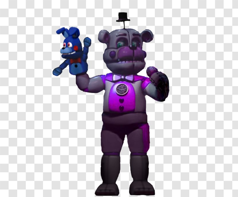Five Nights At Freddy's: Sister Location Freddy's 2 4 Animatronics - Purple - Hand Speaker Transparent PNG