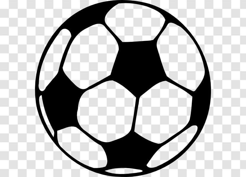 Football Clip Art - Black And White - Soccer Vector Transparent PNG