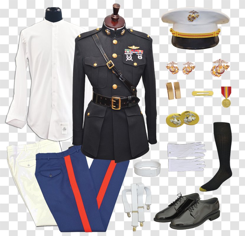 Military Uniform Uniforms Of The United States Marine Corps Dress Marines - Army Officer Transparent PNG