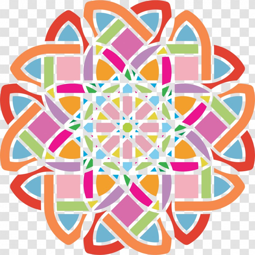 Desktop Wallpaper Clip Art - Kaleidoscope - Geometric Shape Transparent PNG