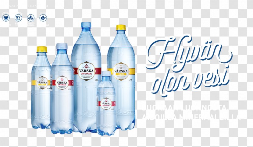 Mineral Water Värska Vesi AS Plastic Bottle Fizzy Drinks - Estonia - Bottles Transparent PNG