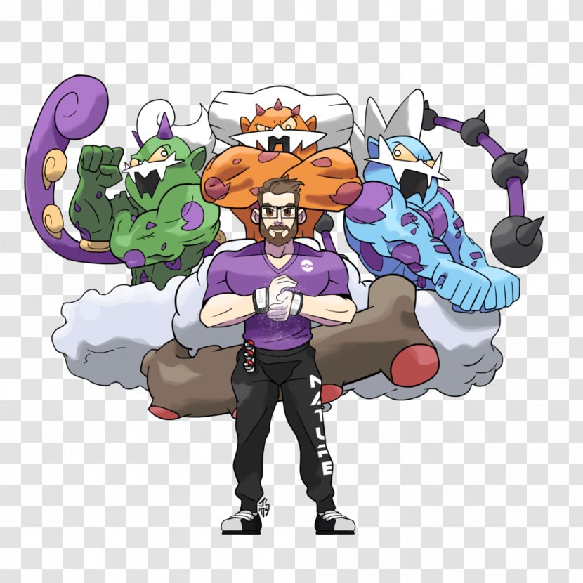 Pokémon Black 2 And White Tornadus Landorus Thundurus X Y - Purple - Flash Man Transparent PNG