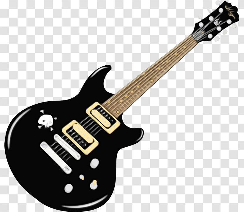 Guitar Cartoon - Bass - Acousticelectric Musical Instrument Accessory Transparent PNG