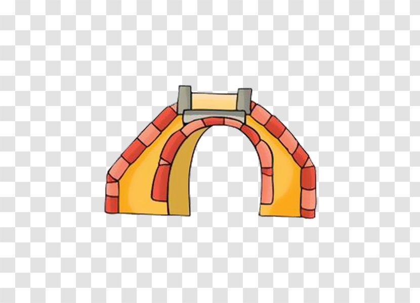 Bridge Cartoon - Arch - Chinese Wind Yard Transparent PNG