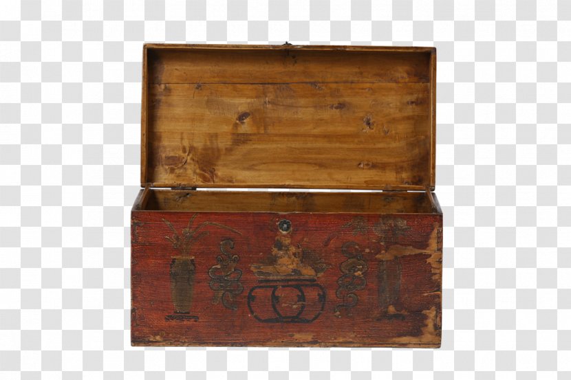 Trunk Wood Stain Rectangle Antique - Box Transparent PNG