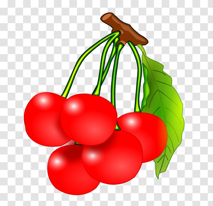 Clip Art Fruit Openclipart Cherries Free Content - Cherry - Else Transparent PNG