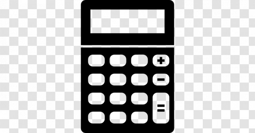 Calculator - Monochrome - Office Equipment Transparent PNG