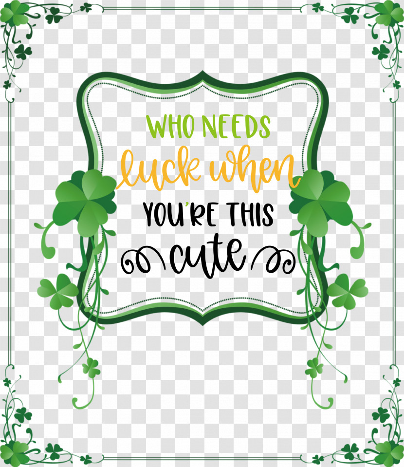 Luck St Patricks Day Saint Patrick Transparent PNG