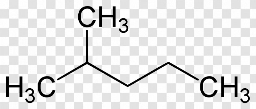 Isoamyl Alcohol 2-Butene 2-Methyl-1-butanol 2-Pentanol - Black And White - 2methylpentane Transparent PNG