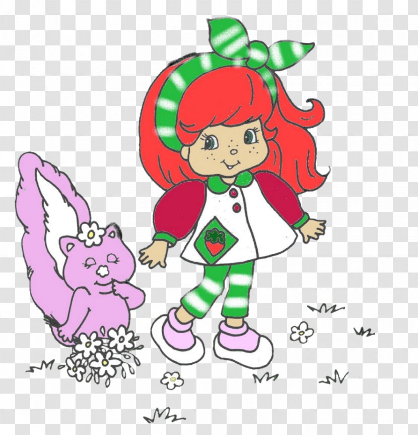 Cartoon Christmas Ornament Clip Art - Watercolor - Strawberry Shortcake Cat Transparent PNG