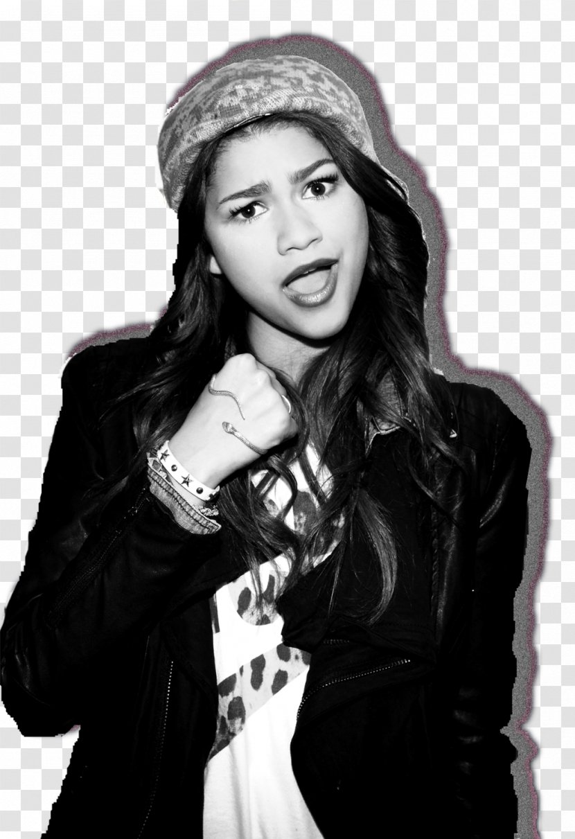 Zendaya Black And White Shake It Up Anne Wheeler Drawing - Flower Transparent PNG