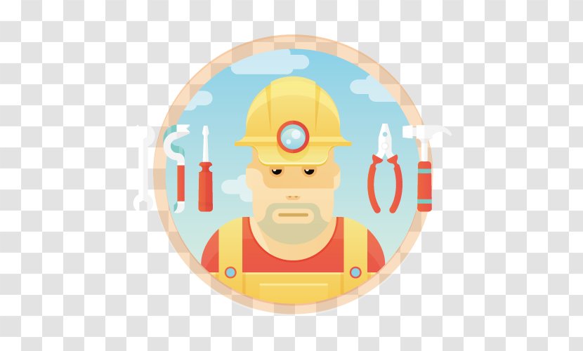 Euclidean Vector Icon - Illustration - Construction People Transparent PNG