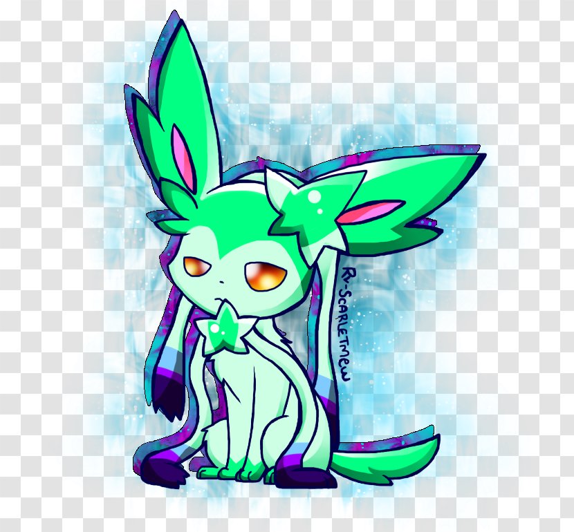 Clip Art Illustration Hare Green Fairy - Tail Transparent PNG