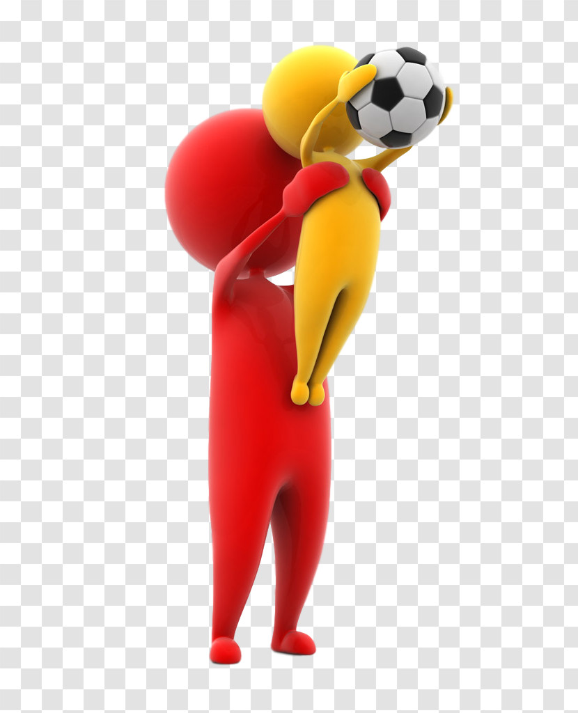 Red Yellow Animation Figurine Costume Transparent PNG
