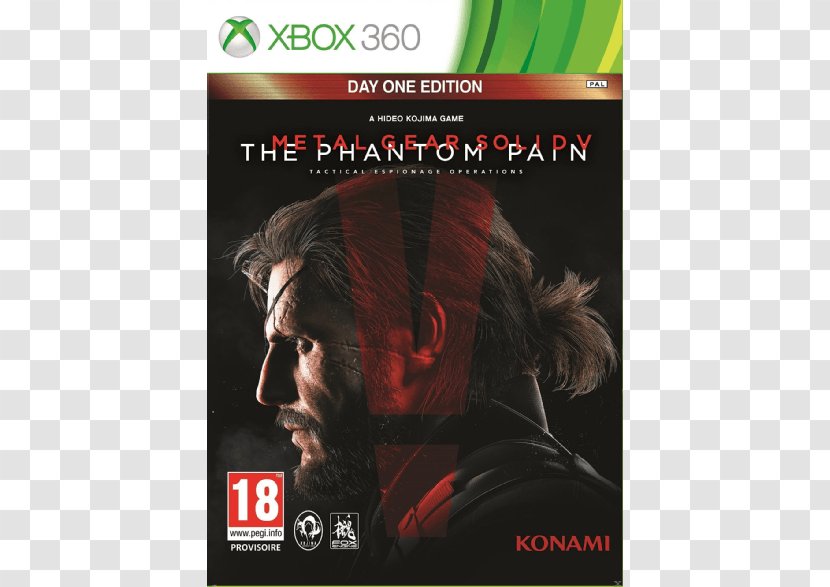 Metal Gear Solid V: The Phantom Pain Ground Zeroes Xbox 360 2: Sons Of Liberty - Playstation 4 - V Transparent PNG