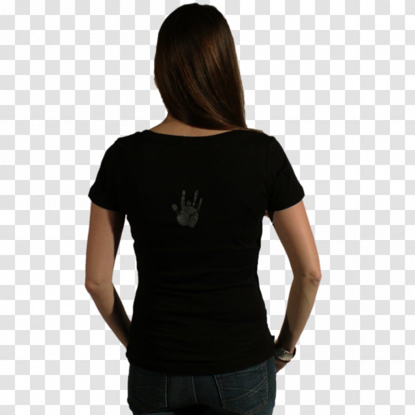 T-shirt Shoulder Sleeve Black M - T Shirt Women Transparent PNG