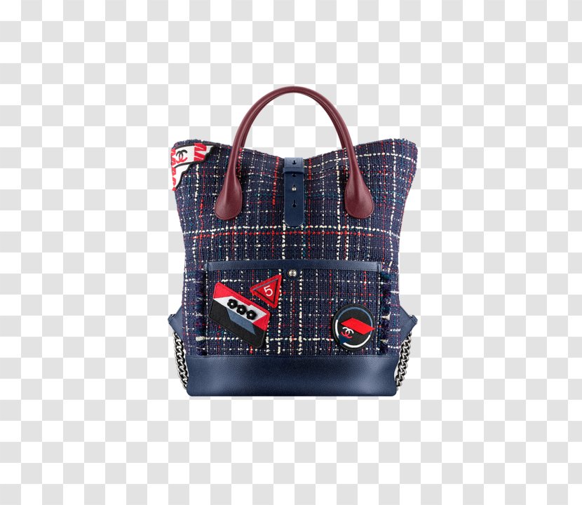 Tote Bag Chanel Handbag Fashion - Tartan Transparent PNG