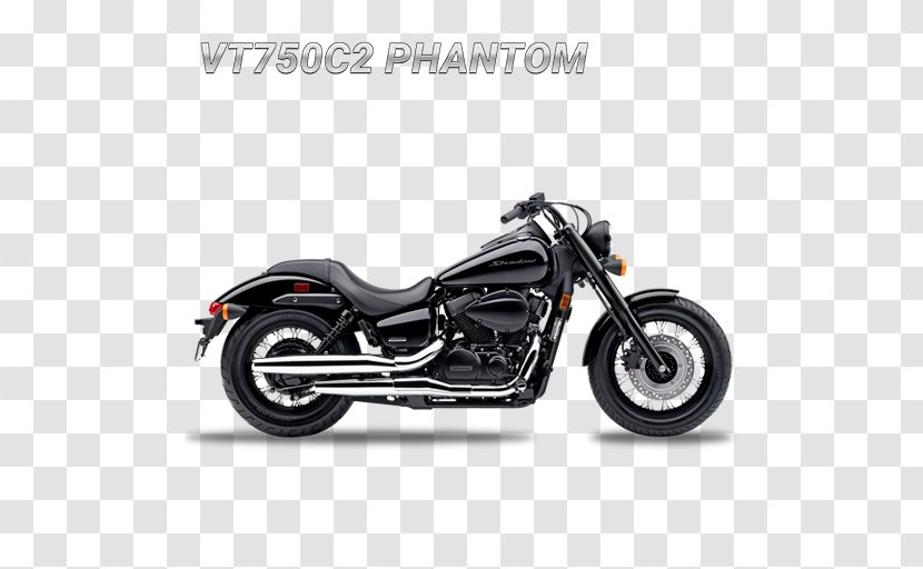 Honda Shadow Motorcycle Cruiser Phantom - Automotive Design Transparent PNG