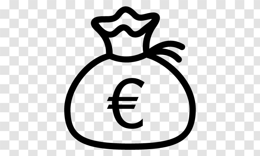 Money Bag Coin Banknote - Bank - Euro Symbol Transparent PNG