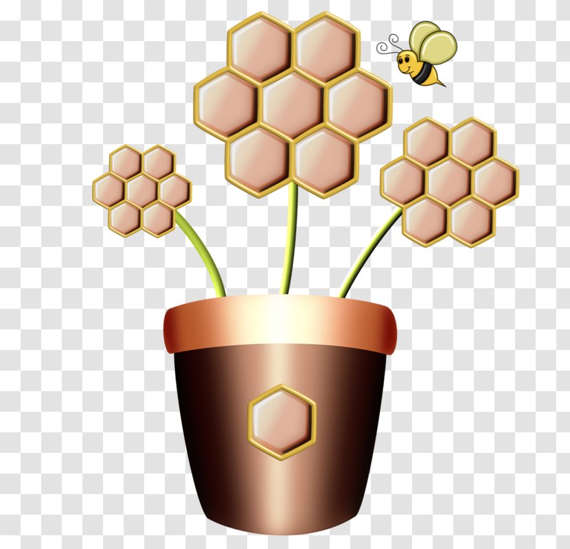 Bee Clip Art - Flowers And Bees Transparent PNG