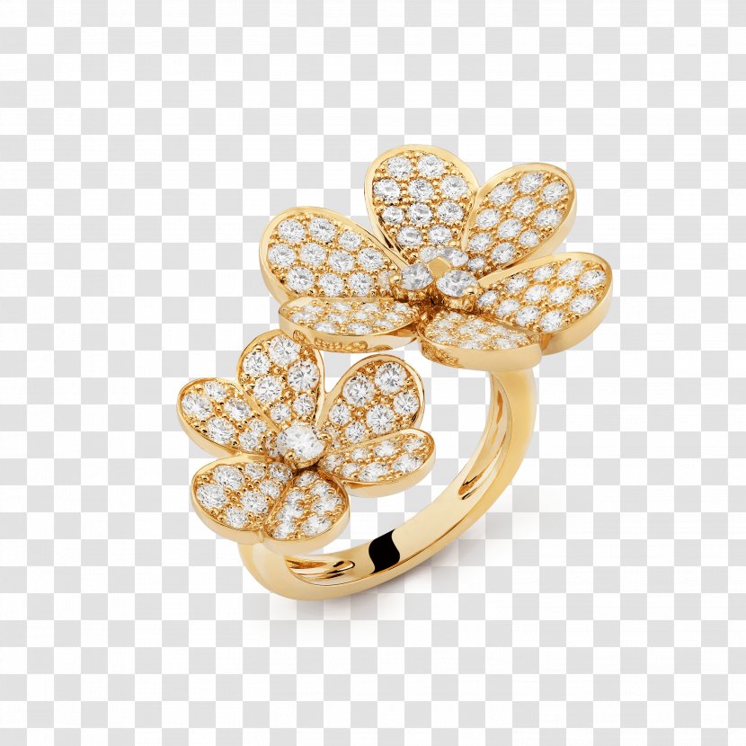 Earring Van Cleef & Arpels Jewellery Gold - Ring Transparent PNG
