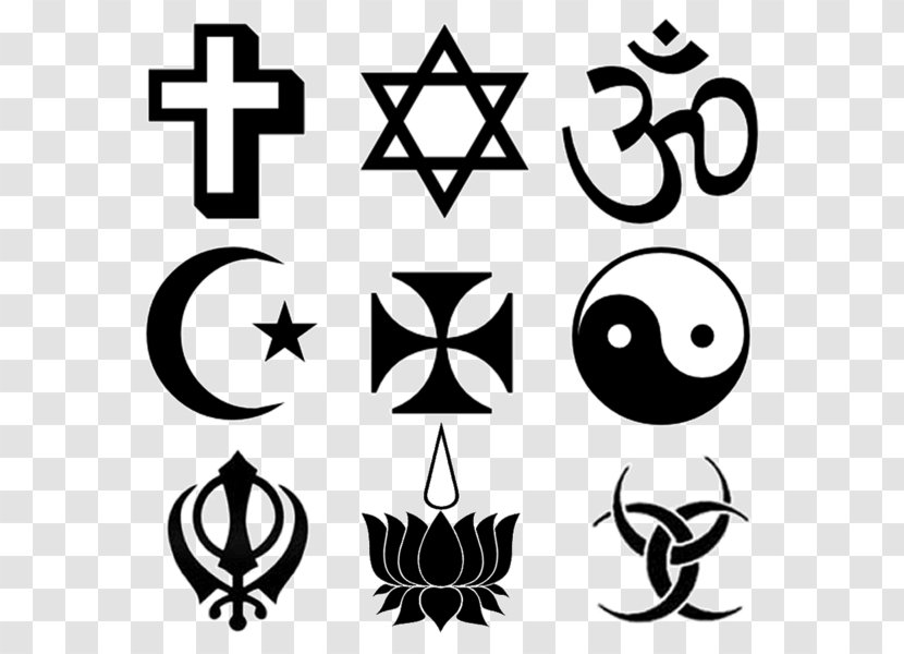 Religious Symbol Christian Symbolism Religion Clip Art - Monochrome - Cliparts Transparent PNG