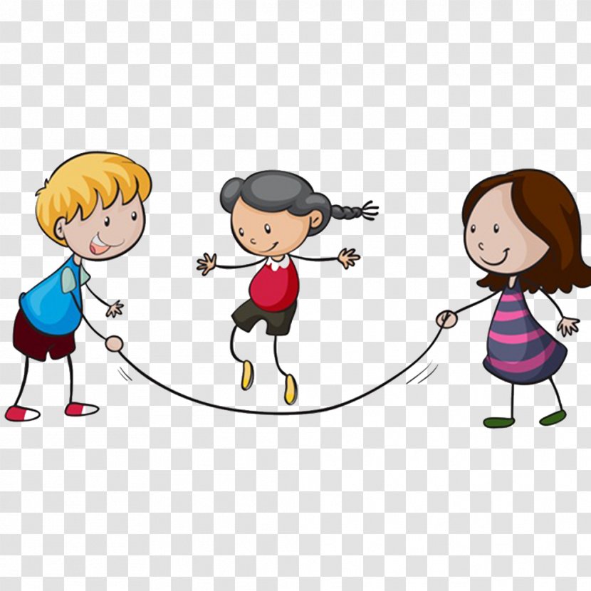 Stock Illustration Play Royalty-free - Cartoon - Friends Playing Together Transparent PNG