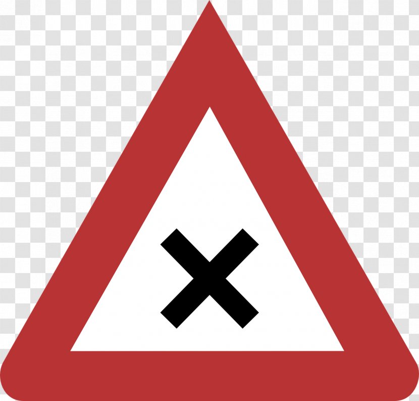 Warning Sign Traffic Clip Art - Speed Bump - Junction Signs Transparent PNG
