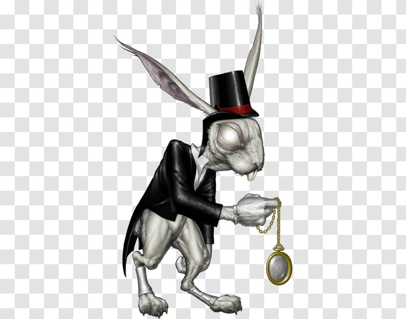 White Rabbit Illustration European Cartoon Animal - American Mcgee's Alice Red Queen Transparent PNG