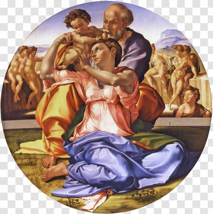 Doni Tondo Renaissance Madonna Of The Stairs Pietà Painting - Piet%c3%a0 Transparent PNG