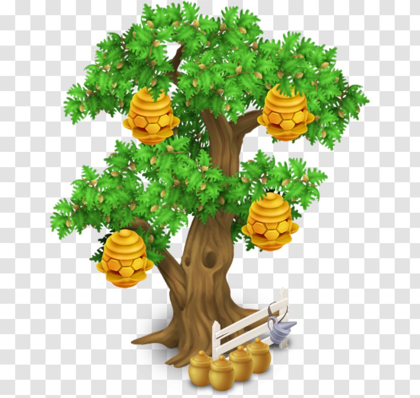 Hay Day Beehive Tree Clip Art - Building Transparent PNG