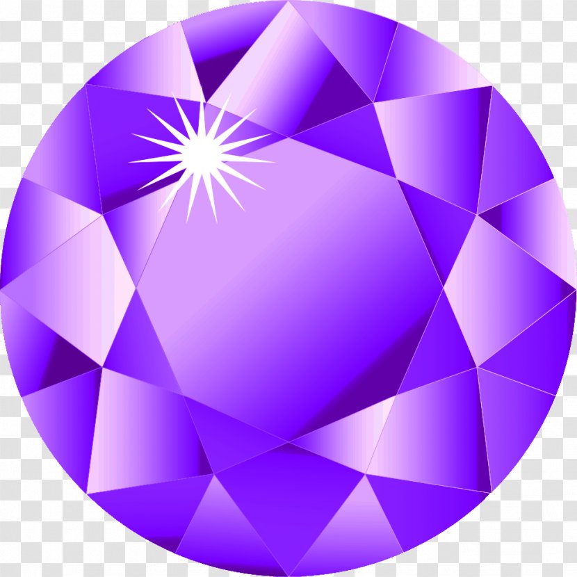 Birthstone Amethyst Purple Gemstone Diamond Transparent PNG