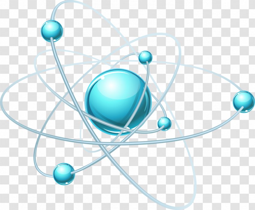 Vector Model Of The Atom Proton Quantum Mechanics Physics - Turquoise - Atomic Nucleus Transparent PNG