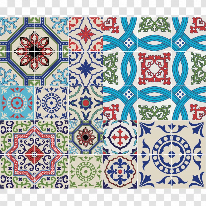 Cement Tile Sticker Carrelage Ceramic - Area - Azulejo Transparent PNG