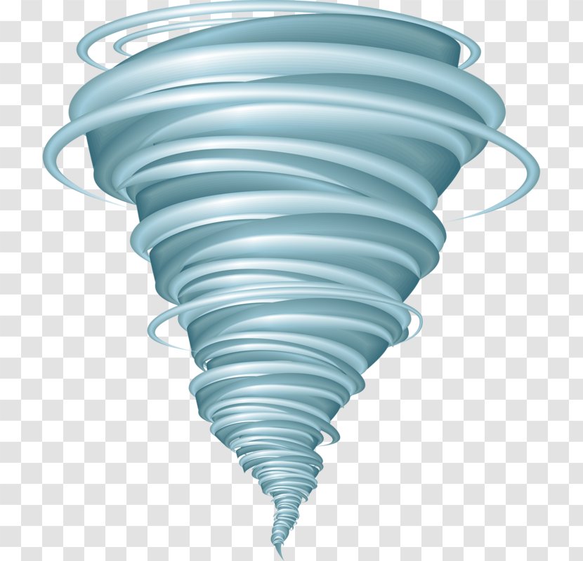 Tornado Clip Art - Turquoise - Large Transparent PNG