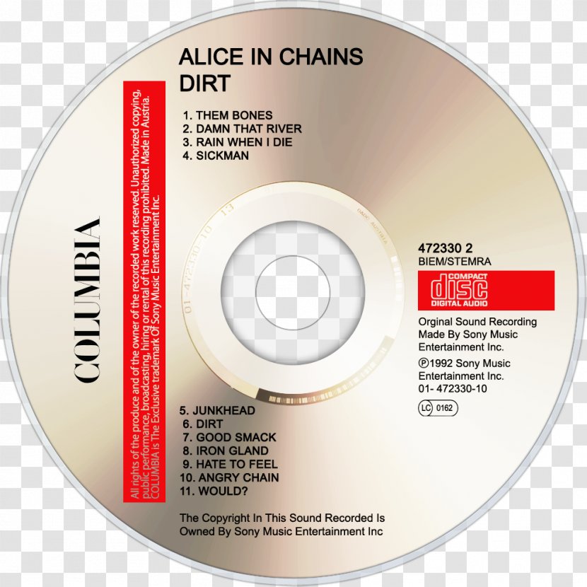 Compact Disc Alice In Chains Dirt Nothing Safe: Best Of The Box Grunge - Heart Transparent PNG