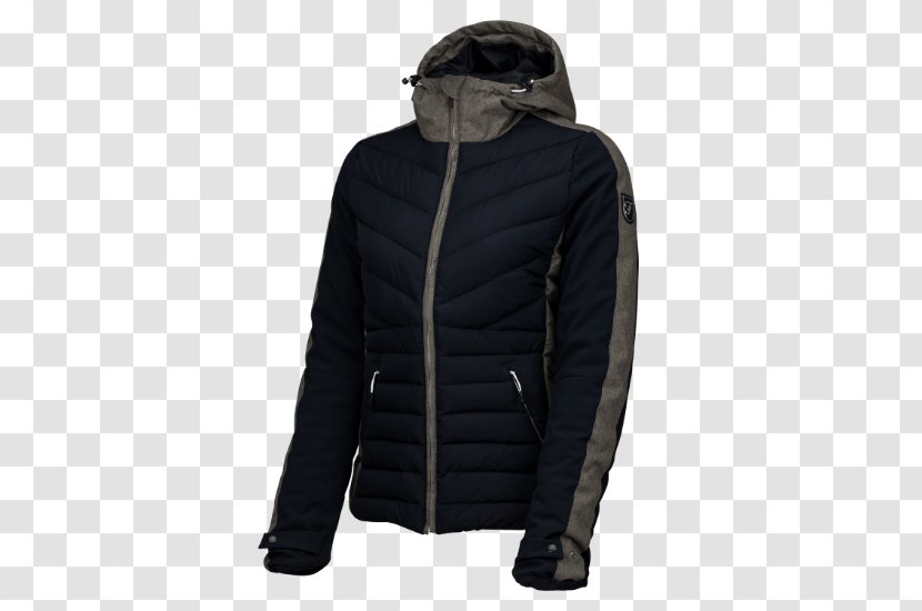 Hoodie Leather Jacket Coat Polar Fleece - Suit Transparent PNG