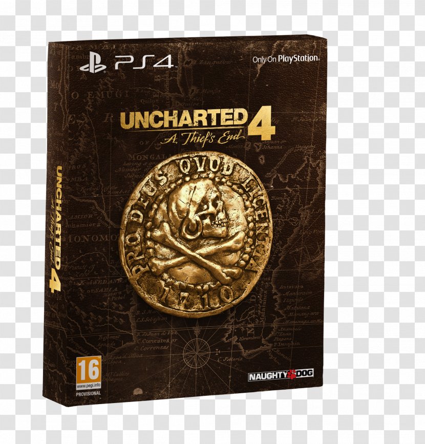 Uncharted 4: A Thief's End PlayStation 4 DOOM 3 Uncharted: Drake's Fortune - Currency Transparent PNG