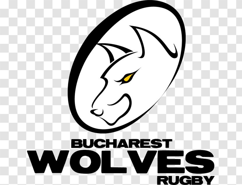 București Wolves Rugby Union Zebre Club Bordeaux Bègles Player - Face - Wolf Headset Logo Transparent PNG